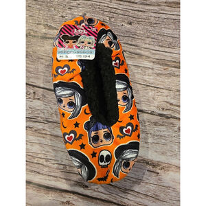 LOL Surprise Fuzzy Babba Halloween Slipper Socks with Grippers NWT Sz 13-4 (24)